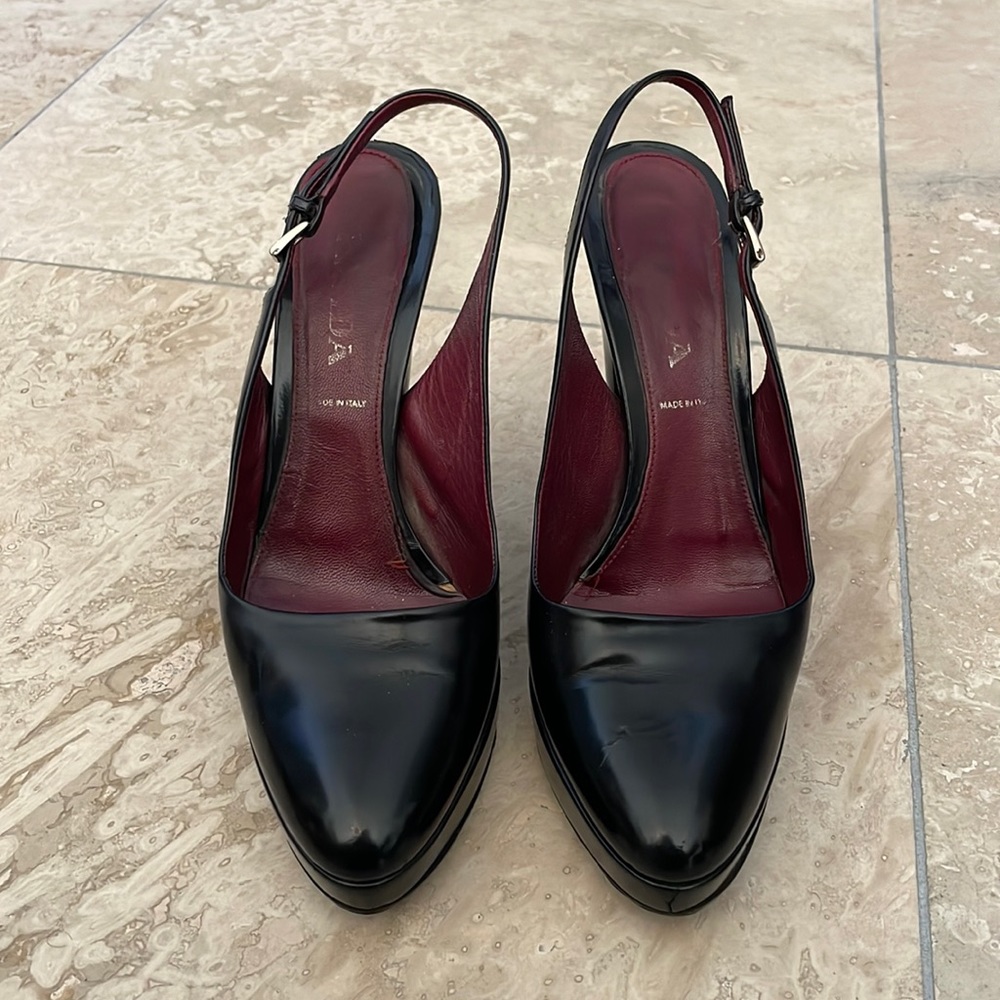 Prada heels sling back size 36